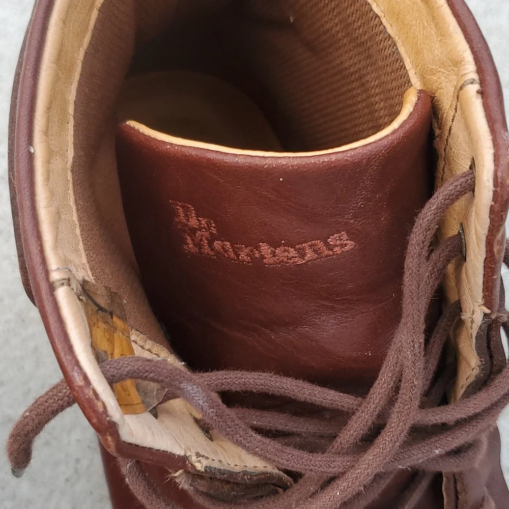 Men's Brown Leather Lace-Up Boots